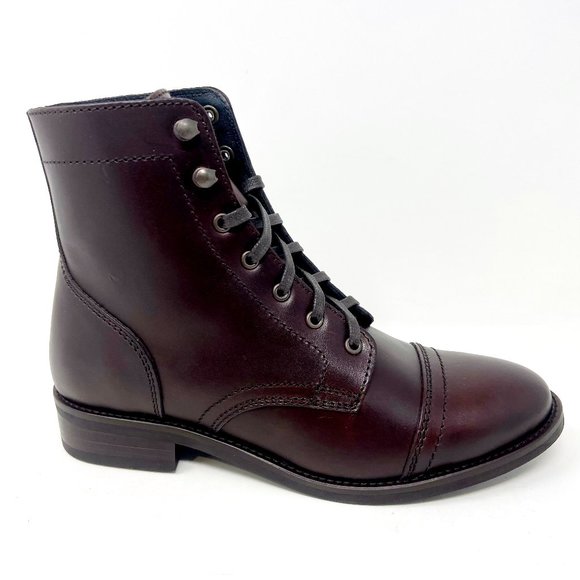Thursday Boot Co. Women's Brown Captain Handcrafted Leather Boots - Picture 1 of 5